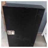 Black Metal Storage Box w/ Padding