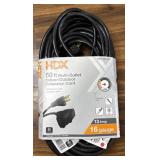 HDX 50ft Multi Outlet Indoor/Outdoor Ext Cord