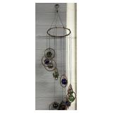 Beautiful 10-Glass Ball Solid Copper Wind Chime