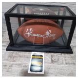 Signed Football Thurman Thomas 34 COA