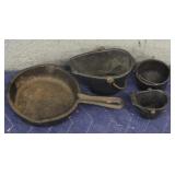 (4) Cast Iron Trinkets