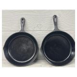 (2) 10.25' (#8-B7) & 10.5ï¿½ BSR Cast Iron Skillets