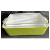 Vintage Pyrex Verde Refrigerator Dish