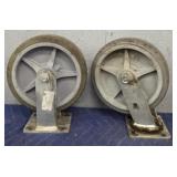 (2) 8' Casters