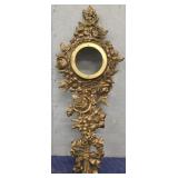 Bronze Painted Floral Mirror/Picture Frame
