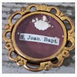Vintage Gold Plated Reliquary
