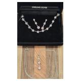Macy's Sterling Silver Jewelry Set