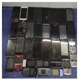 Large Assortment of Various Phones