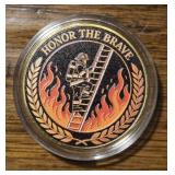 Honor the Brave Firefighter Token