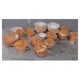 Variety of Peach Fire King Dishes