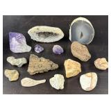 Assorted Amethyst, Crystals, Geodes & More