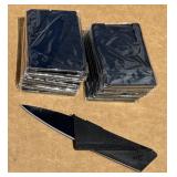 (20) Credit Card Size Folding Knives