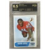 1965 Topps Floyd Little Graded 6.5 Card
