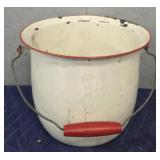 Vintage Enamel Bucket