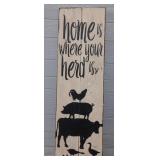Wood Home Decor Sign