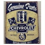 Metal Chevrolet Sign