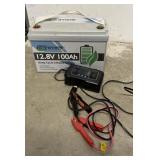 DeepCycle Lithium Battery w/ Battery Charger