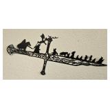 Metal Cutout Lord of the Rings Decor