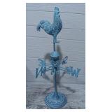 Vintage Cast-Iron Rooster Weather Vane
