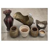 (7) Various Flower Pots/Vases