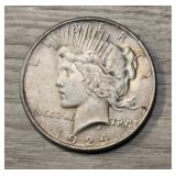 1924-P Peace Dollar