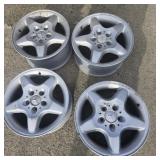 4 qty 17 in Alloy Mecedes Rims