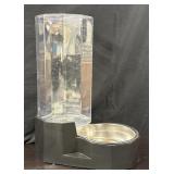 Gravity Water Dispenser w/ Stainless Steel Bowl