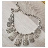 Silver Tone Chocker