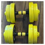 (30)LBS Adjustable Dumbbell Barbell Weights