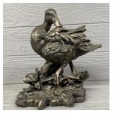 Bronze Toned Detailed Duck