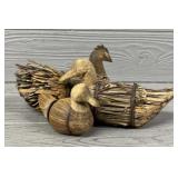 Vintage Bundle Twig/Straw Ducks