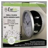 Wall Clock w/ Hidden Safe