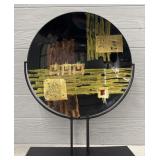 Large Plate W/Stand