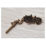 Antique Roadster Car Tie Tac