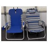 (2) Folding Sand Chairs