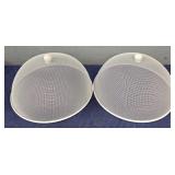 (2) Metal Insect Plate Covers
