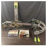 Crossbow w/ Arrows, Cocking Device & Range Finder