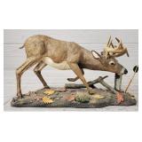 Whitetail Deer Sculpture by Curtis Christensen