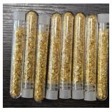 (8) Vials of Gold Foil Leaf Flakes #1