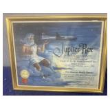 Pan Am Airways Framed ï¿½Crossing Equatorï¿½ 1955