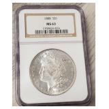 1888-P Morgan Dollar NGC MS 63