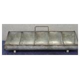 10-Compartment Metal Tray