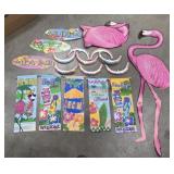 Assortment of Aloha & Flamingo Decor