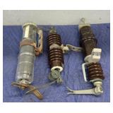 (3) Vintage Insulators