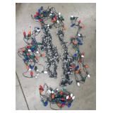 Assortment of Various Lights & Wicker Basket