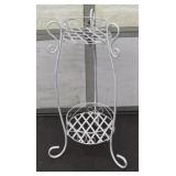 White Plant Stand