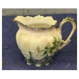 Antique RS Russia Ceramic Creamer Pitcher