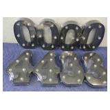 Various Wall Number Light Decor