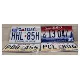 (4) License Plates