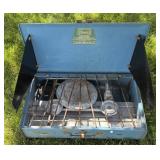 Vintage Sears 2-Burner Liquid Fuel Camp Stove